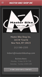 Mobile Screenshot of masterbikeshop.com